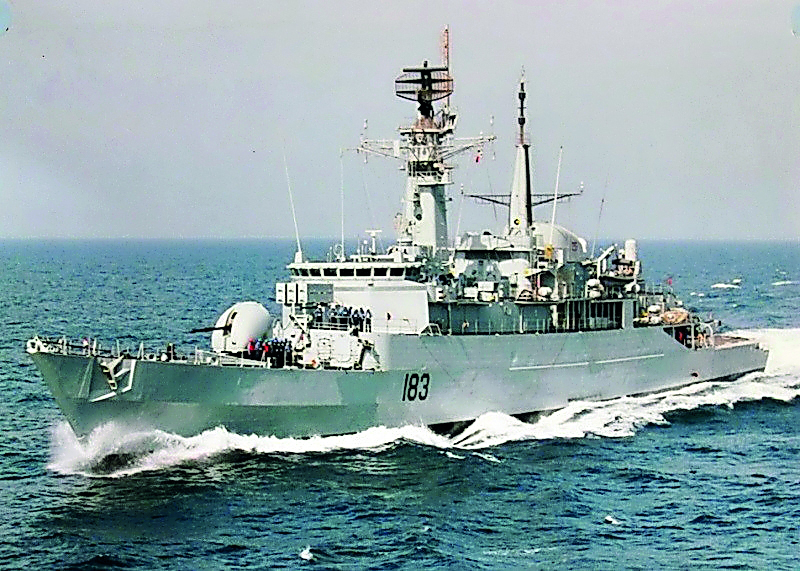 PNS Khaiber will dock at Hamad Port today.