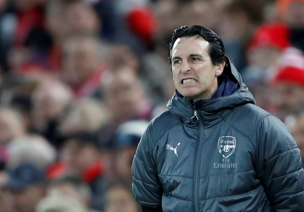 Arsenal manager Unai Emery. Reuters/Carl Recine
