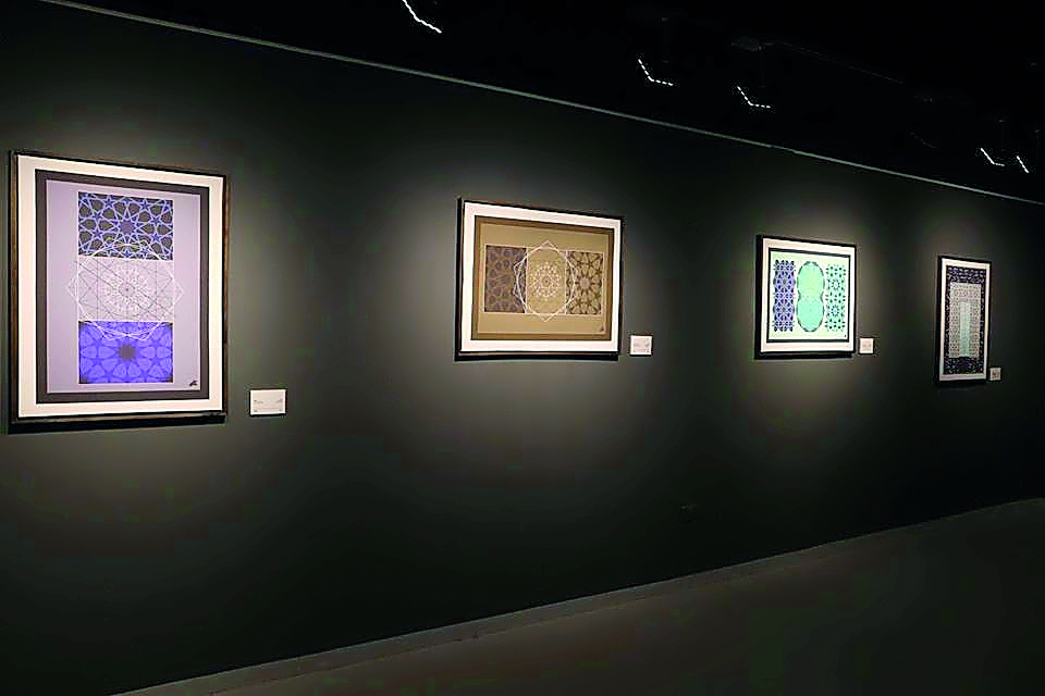 Some of the artworks on display.
