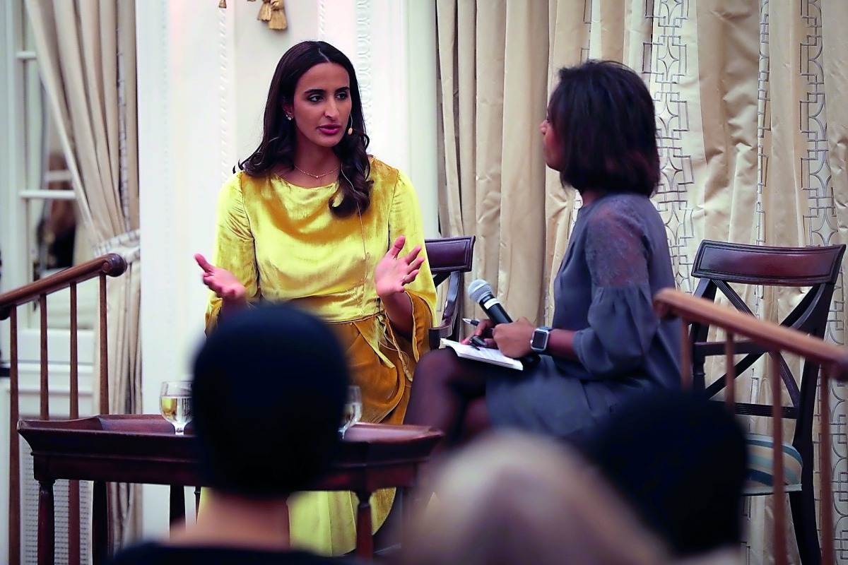 H E Sheikha Hind bint Hamad Al Thani, Vice-Chairperson and CEO of Qatar Foundation, participating in the latest ‘Off The Record’ discussion in New York City.