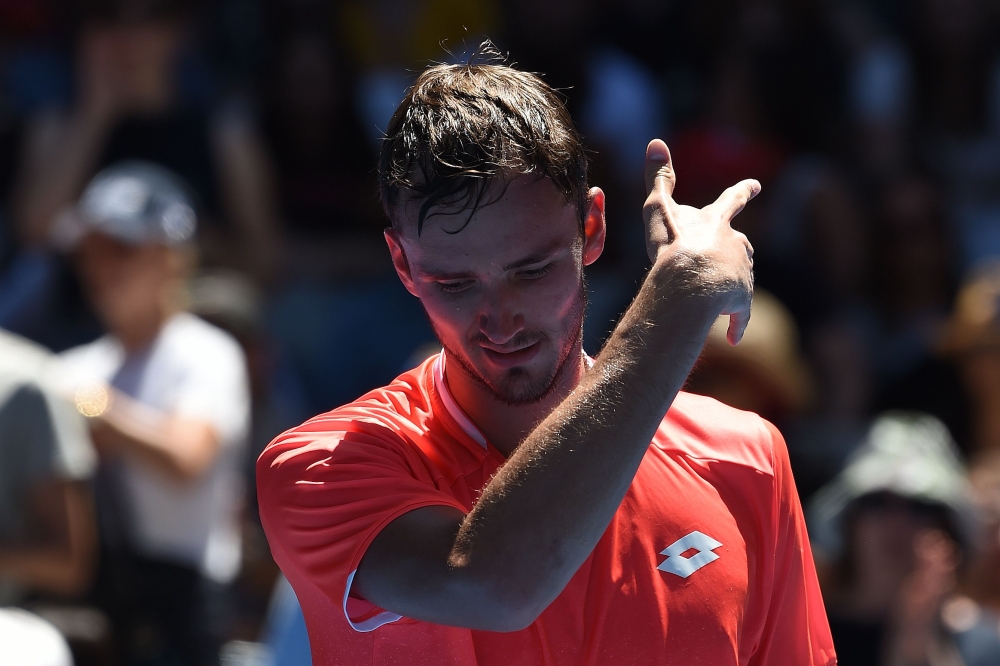 :Russia's Daniil Medvedev. AFP / Greg Wood 
