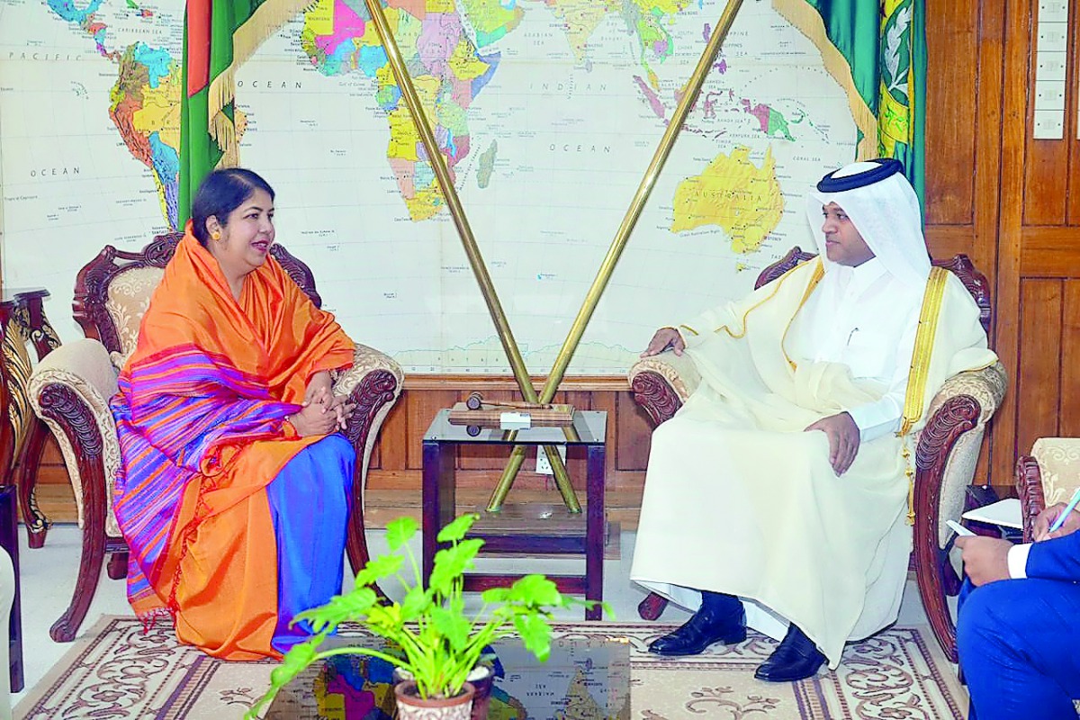 Bangladeshi Parliament Speaker meets Qatari Ambassador The Peninsula