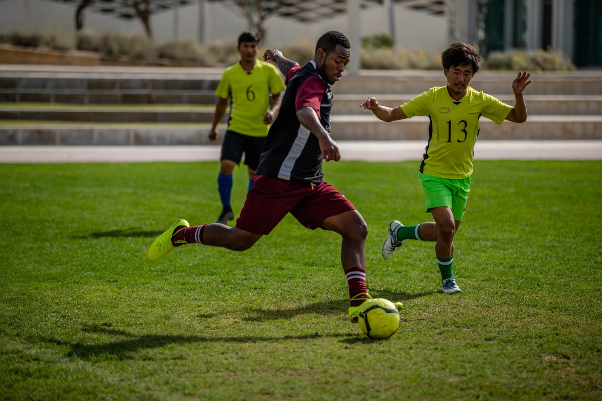Workers at Qatar Foundation (QF) have been displaying their sporting skills on the football pitch, the cricket field, and the basketball and volleyball courts.