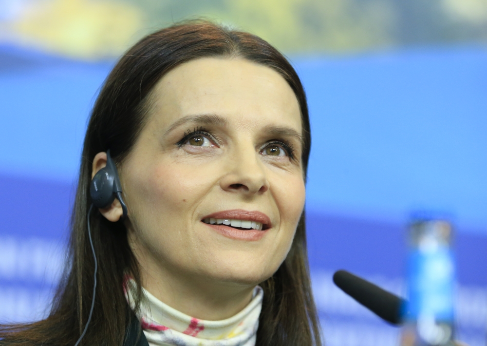 President of the Jury Juliette Binoche speaks at the press conference during the 69th Berlinale International Film Festival Berlin, on February 7, 2019. (Abdülhamid Ho?ba?/Anadolu Agency)