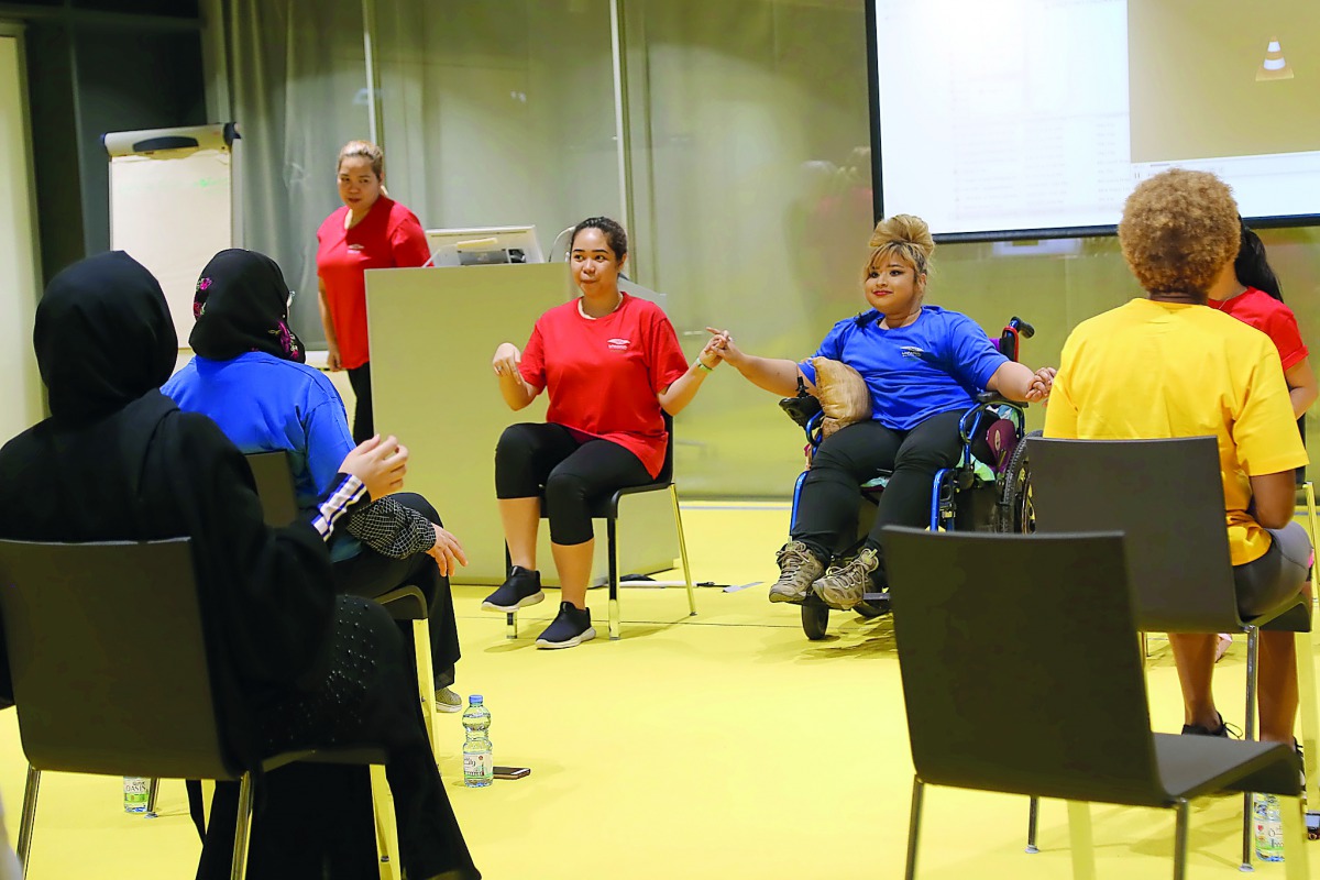 QNL offers fitness advice for people with disabilities The Peninsula