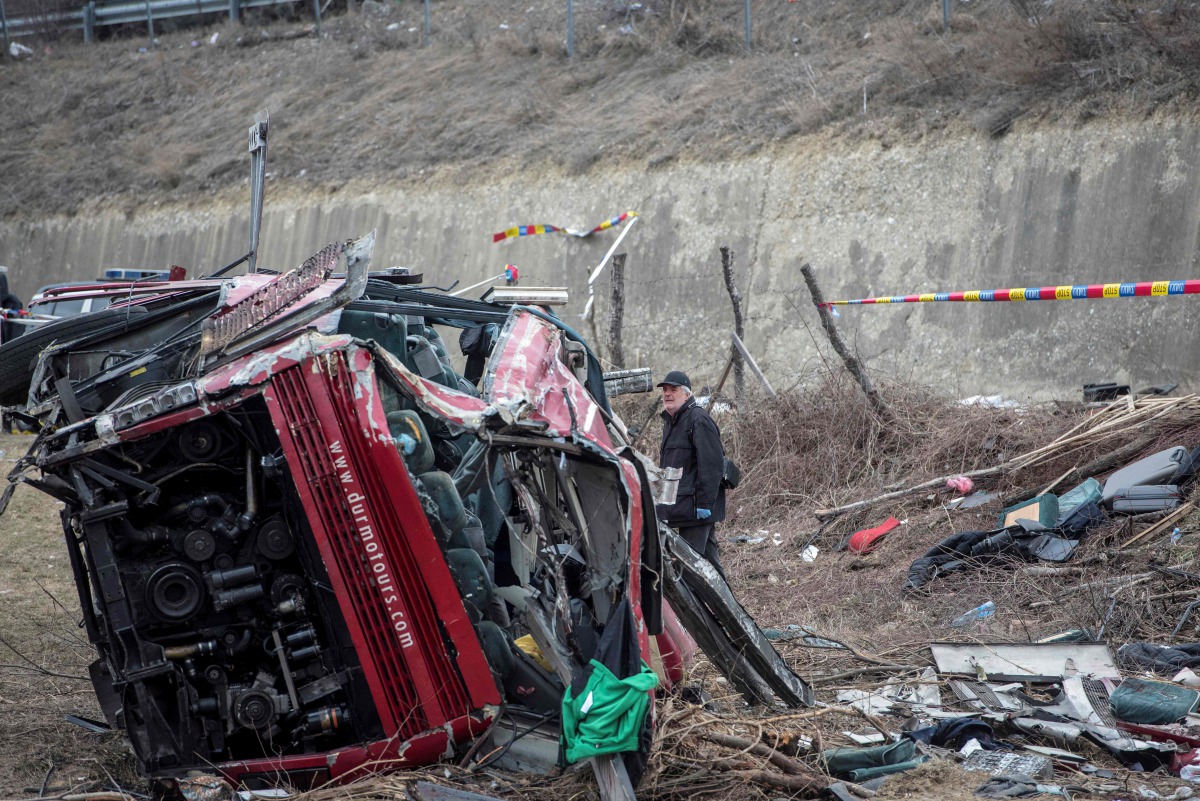 North Macedonia mourns 14 people killed in bus crash The Peninsula Qatar