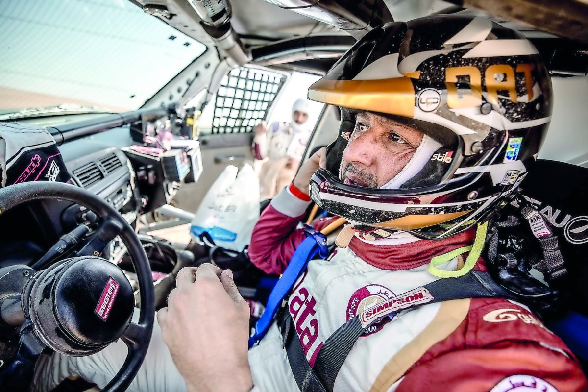 A file picture of Qatar’s Adel Abdulla in action.