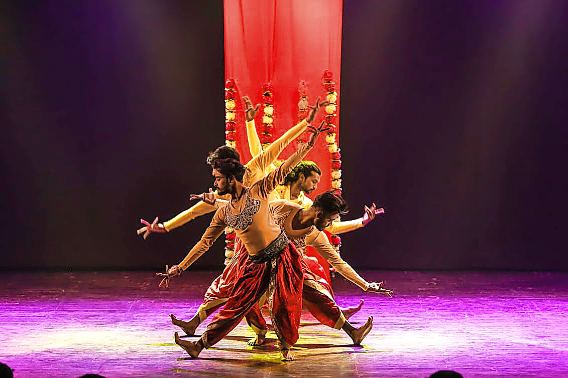 A performance by Dishaa Creative Dance Group.
