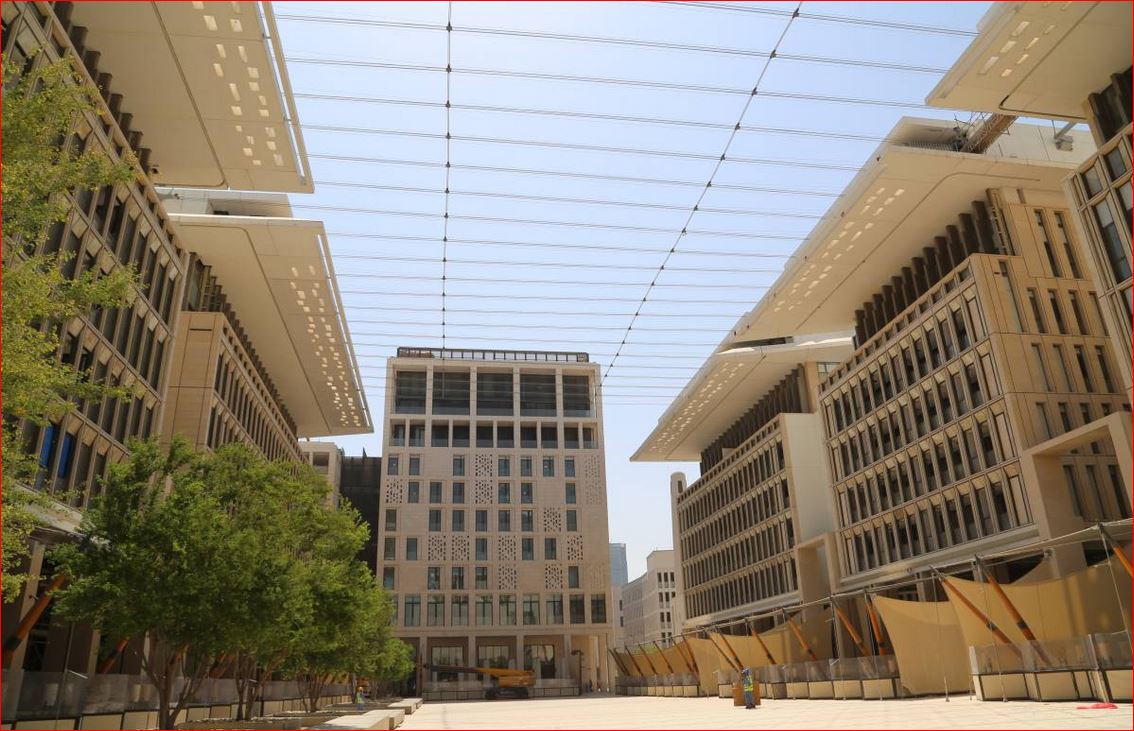 A view of Msheireb Downtown Doha, a new under-construction, district in Doha, Qatar, August 13, 2018. Thomson Reuters Foundation/Heba Kanso