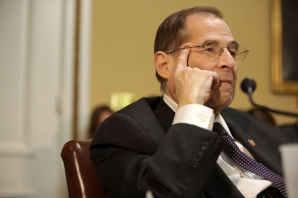 US Rep. Jerrold Nadler (D-NY) listens during a House Rules Committee meeting at the U.S. Capitol February 25, 2019 in Washington, DC.  Alex Wong/Getty Images/AFP 