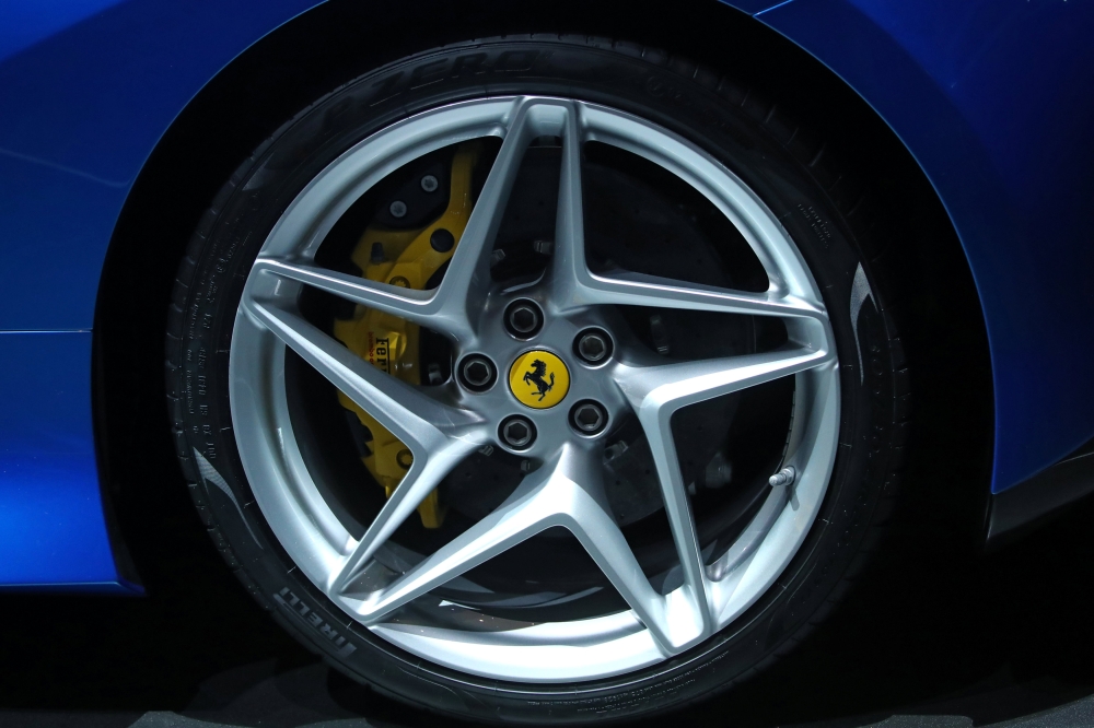 The new Ferrari F8 Tributo is displayed at the 89th Geneva International Motor Show in Geneva, Switzerland March 5, 2019. REUTERS/Denis Balibouse	
