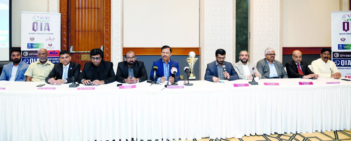 The officials at the press conference.