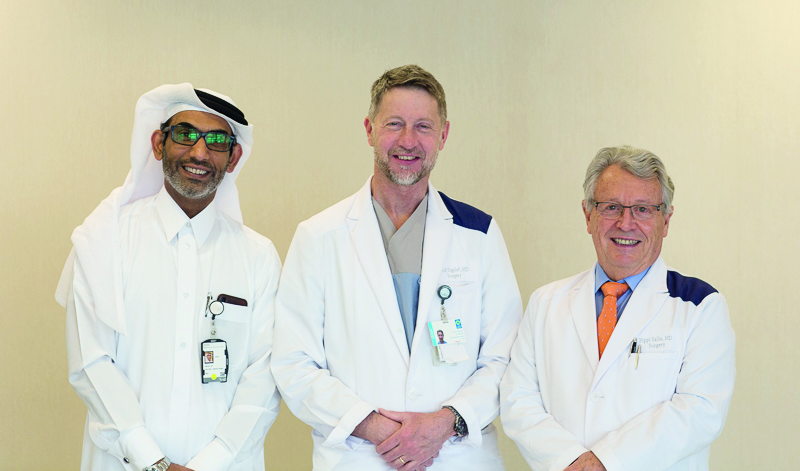 Dr  Mansour Ali, Chair of Pediatric Surgery and the Middle East WOFAPS Representative; Prof. David Sigalet, Chair of Patient Services and the current President of WOFAPS, and Dr Pippi Salle, Chief of Urology and the Chair of Urology for the congress. 
