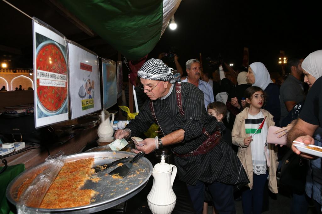 The festival, which opened yesterday at Katara, features Palestinian cuisine among others.