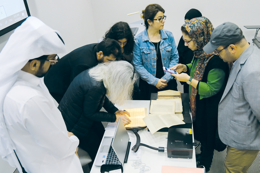 The five-day training highlighted the identification and classification of Islamic manuscript papers.