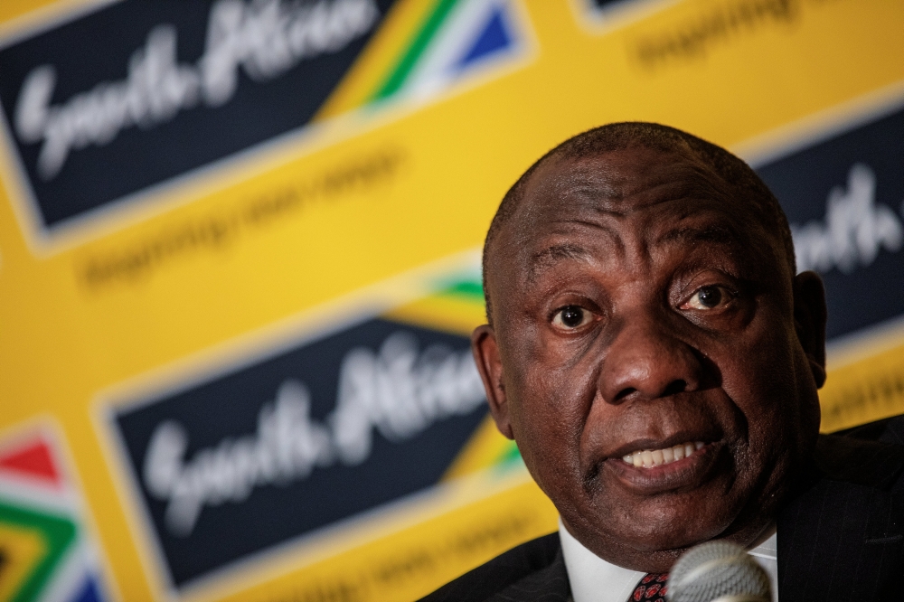 File photo of South African President Cyril Ramaphosa.