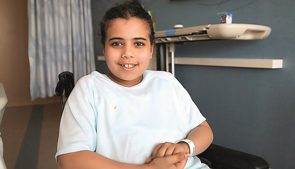 Eman is currently receiving post-surgery care at Sidra Medicine.