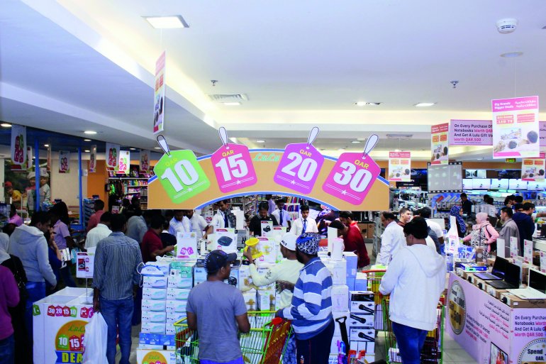 Customers shopping during a promotional event. (file photo)
