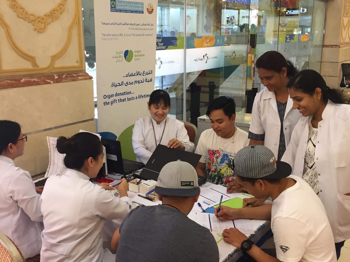 File photo from a donation drive in 2018 used for representation. 