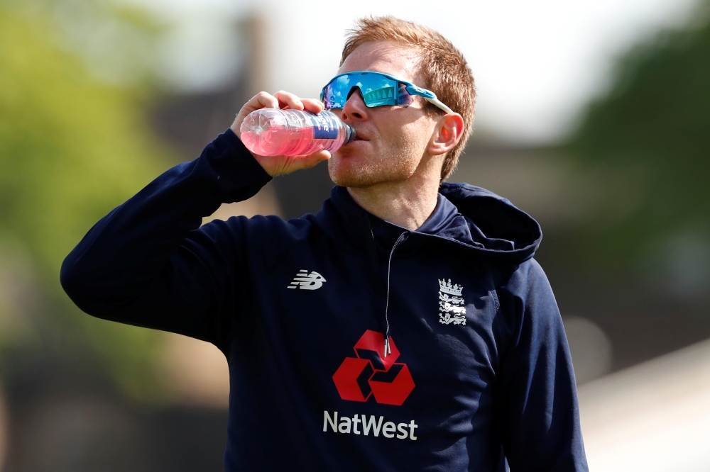 England's Eoin Morgan during nets Action Images via Reuters/Andrew Boyers