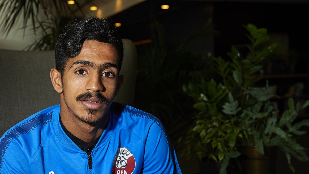 Qatar’s Ahmed Alminhali.