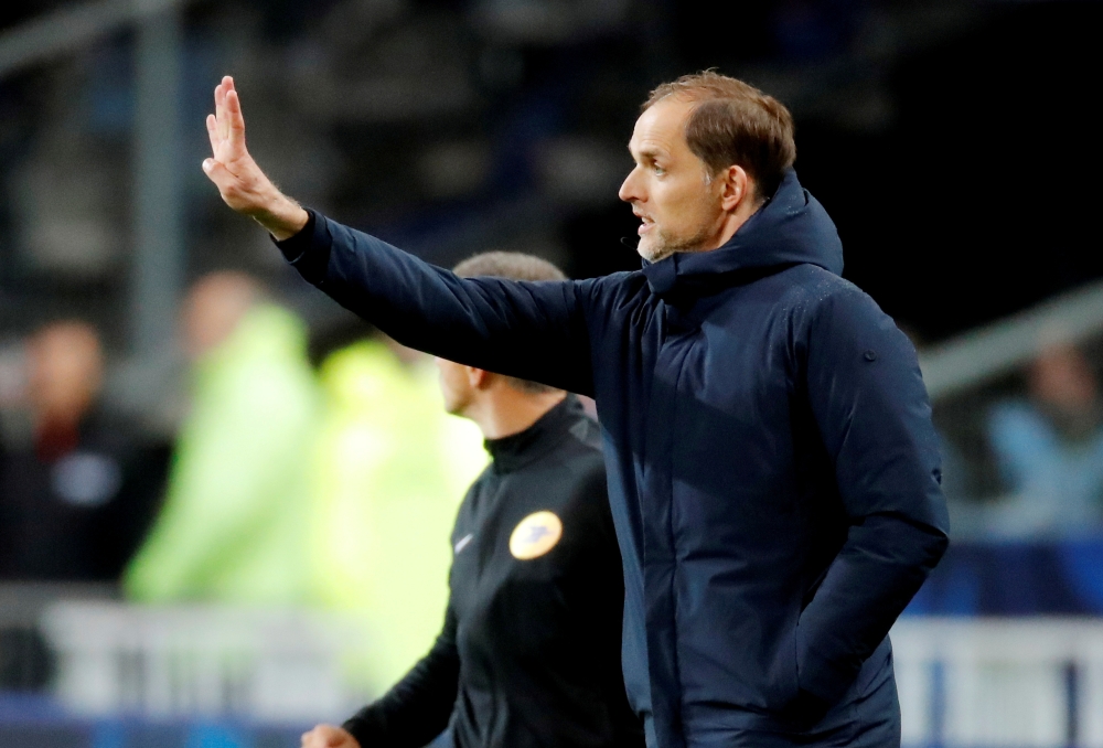 Paris St Germain coach Thomas Tuchel REUTERS/Charles Platiau/File Photo