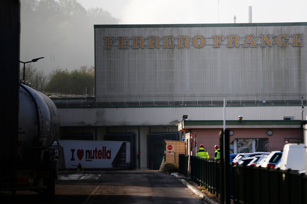 FILE PHOTO: The Ferrero plant in Villers-Ecalles, northwestern France.  AFP / CHARLY TRIBALLEAU