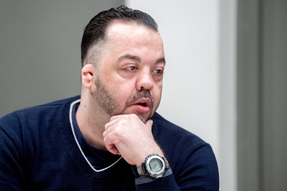 Niels Hoegel, accused of murdering 100 patients at the clinics in Delmenhorst and Oldenburg, attends his trial in Oldenburg, Germany June 6, 2019. Reuters/Hauke-Christian Dittrich