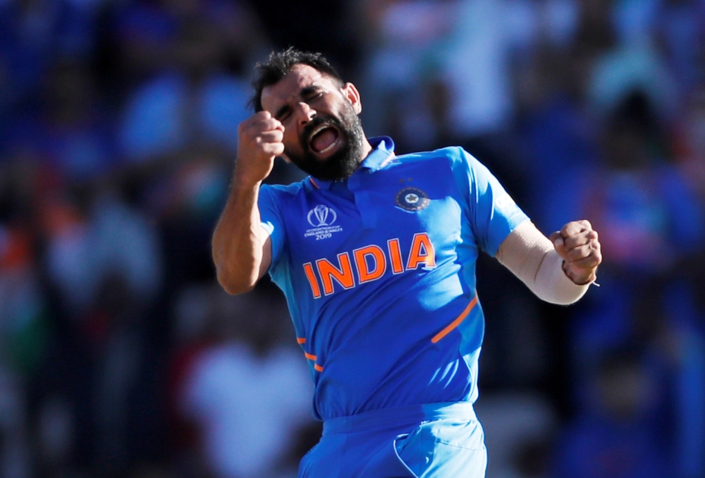 India fast bowler Mohammed Shami 
