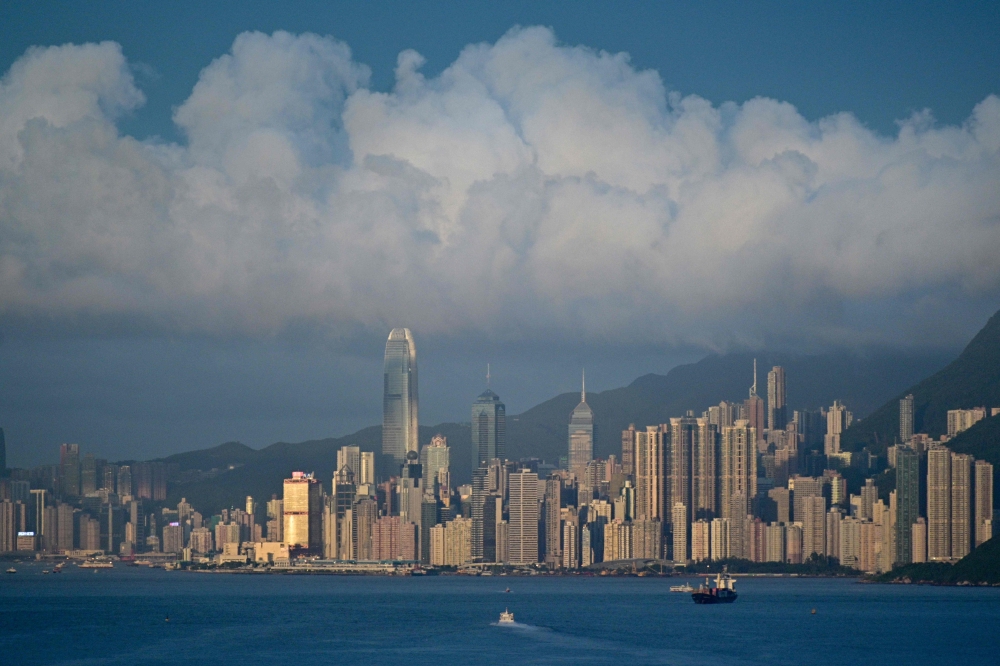 This picture taken on June 13, 2019 shows a general view of the Hong Kong skyline (AFP/Anthony Wallace) 