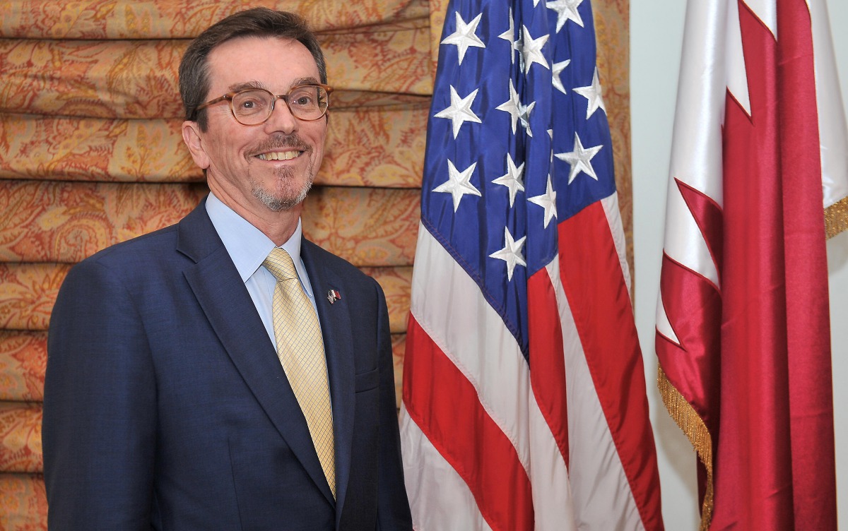 US Embassy Chief of Mission in Qatar and Chargé d’Affaires William Grant. Pic: Baher Amin / The Peninsula