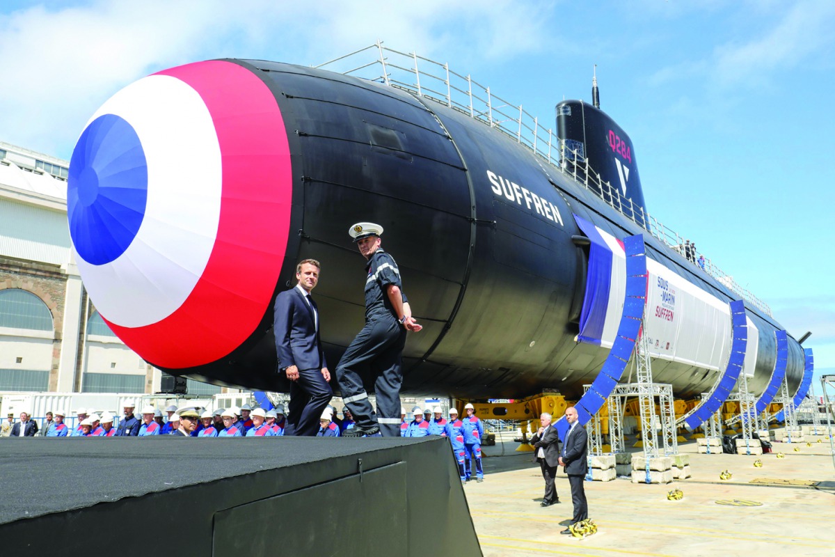 France launches new nuclearpowered attack submarine The Peninsula Qatar