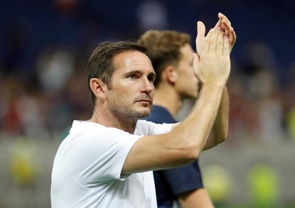 Chelsea manager Frank Lampard after the match. (REUTERS/Kim Kyung-Hoon)