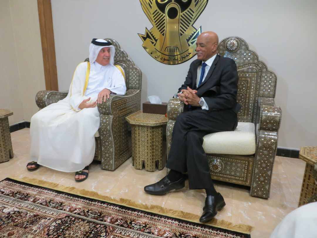 H E Sultan bin Saad Al Muraikhi in Khartoum yesterday