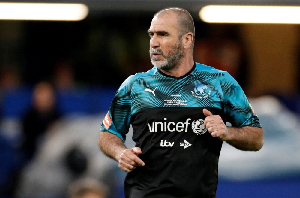FILE PHOTO: Soccer Football - Soccer Aid 2019 - England v Soccer Aid World XI - Stamford Bridge, London, Britain - June 16, 2019 Soccer Aid World XI's Eric Cantona Action Images via Reuters/John Sibley/File Photo