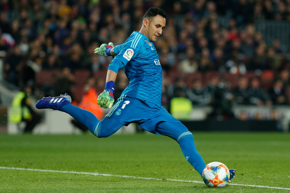 FILE PHOTO: Keylor Navas. AFP / Pau Barrena
