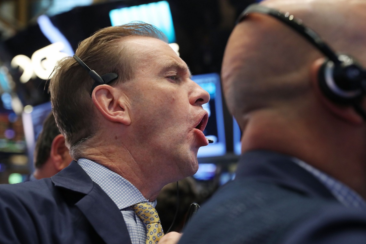 A mix of consumer product makers and consumer-focused stocks also fell. McDonalds shed 3.5% and Colgate-Palmolive fell 2.2%.