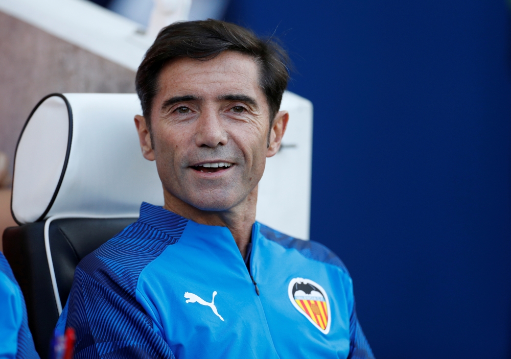 FILE PHOTO:  Valencia coach Marcelino Garcia. Reuters/John Sibley
