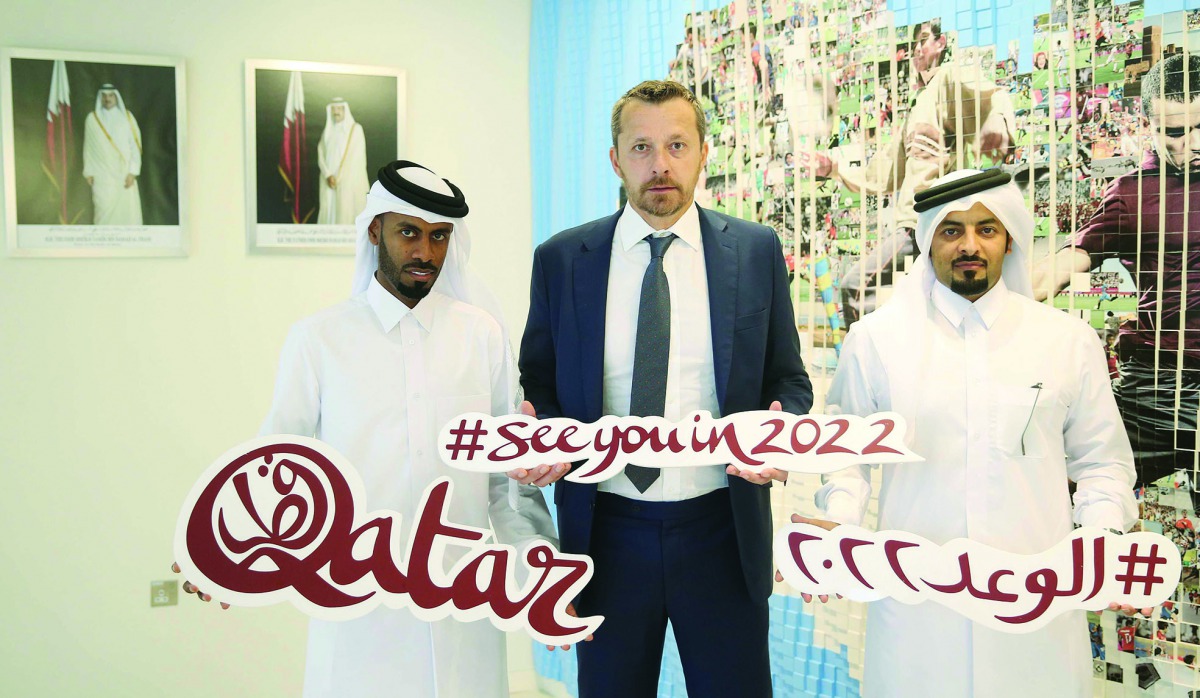 Slavisa Jokanovic during his visit at Al Janoub Stadium.