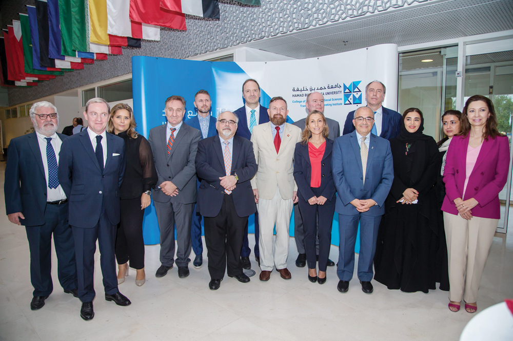 The guests at the European Day of Languages celebration.