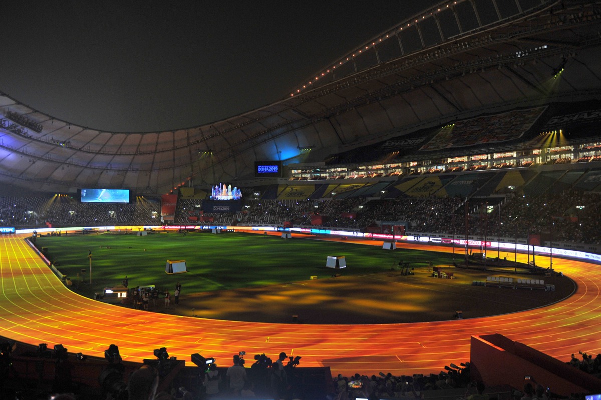 File photo of the ongoing championship at Khalifa Stadium. Pic: Abdul Basit / The Peninsula 