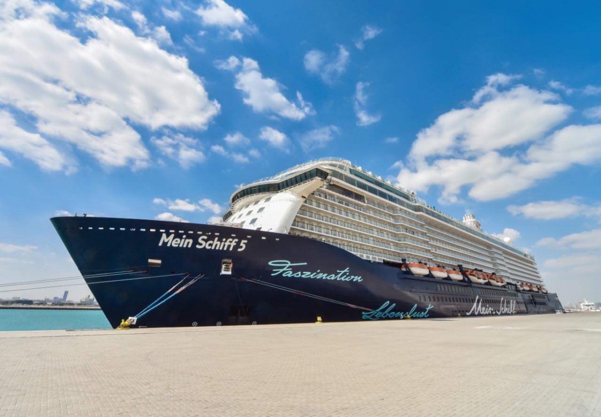 Mein Schiff 5 is the first of 74 ships expected this season which equates to a 66% increase in the number of ships from last season.