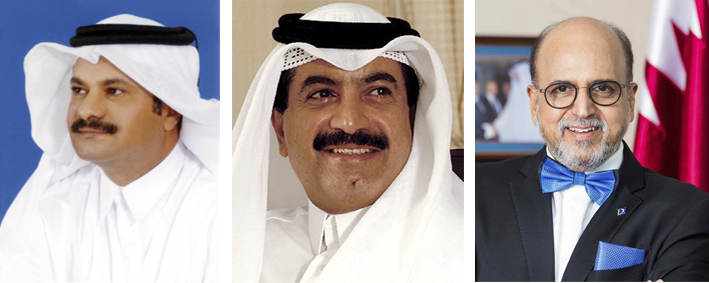 Doha Bank Chairman of the Board of Directors Sheikh Fahad bin Mohammad bin Jabor Al Thani,    Managing Director Sheikh Abdul Rehman bin Mohammad bin Jabor Al Thani, CEO Dr R Seetharaman