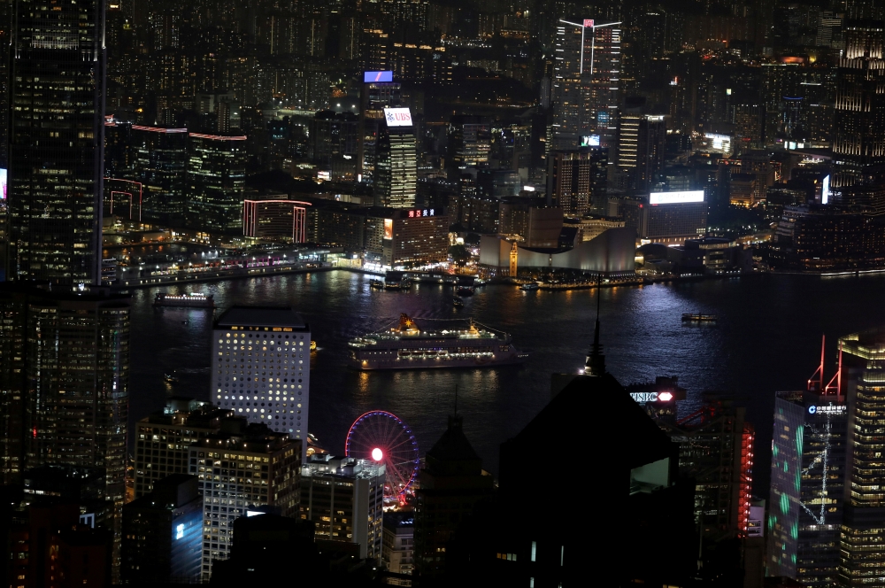 A general view of the city of Hong Kong from the Peak Tower, China October 22, 2019. REUTERS/Ammar Awad