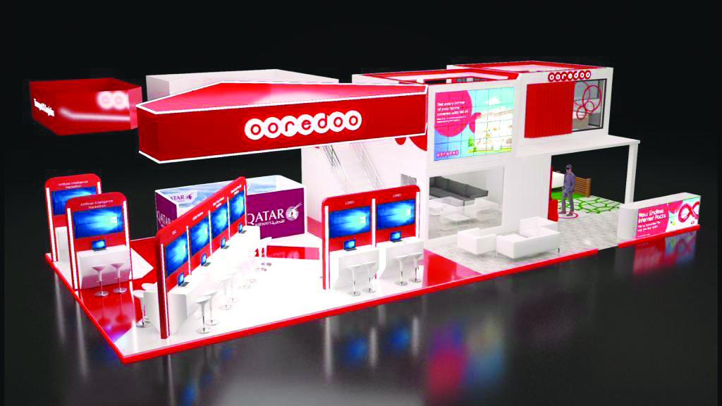 Ooredoo stand, under the theme “Safe Smart Cities,” is in Hall number 7, booth number A&B 12, at the Qatar National Convention Center.