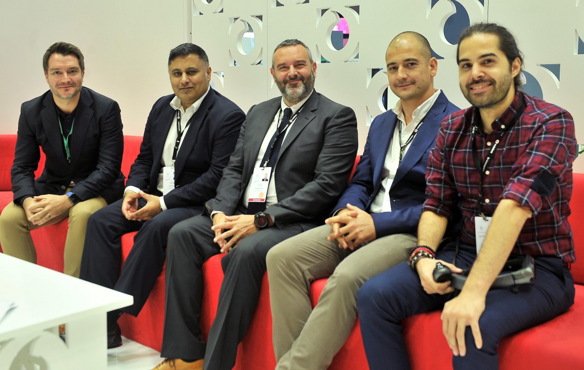 FROM LEFT: David Patton, Don Dhaliwal, Emanuele Borasio, Nuno Muralha and Nuno Folhadela during the interview with The Peninsula. Pic: Baher Amin/The peninsula