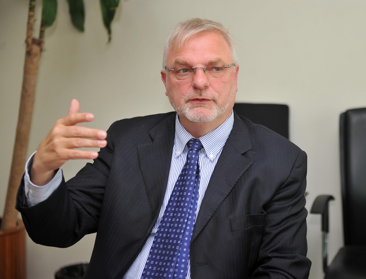 Professor Dr Martin Steinhoff,  Chairman at the Department  of Dermatology and Venereology at HMC. Pic: Abdul Basit/The Peninsula
