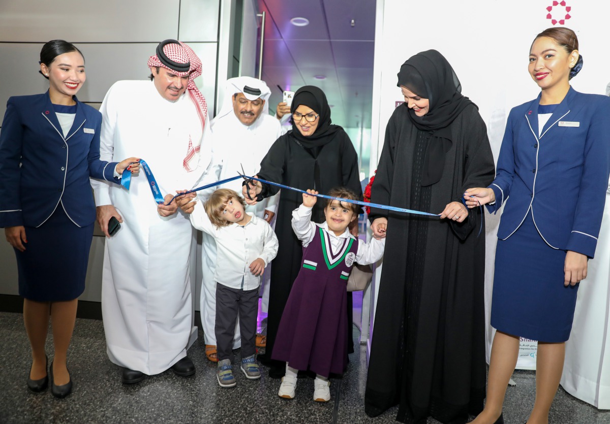 Officials of HIA and Shafallah Center, during the event.