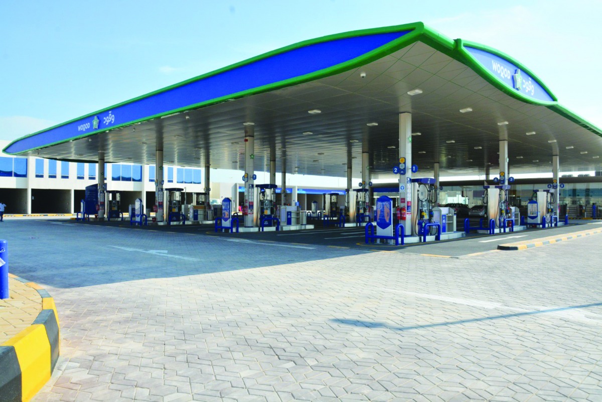 The newly-opened petrol station in Al Khor.