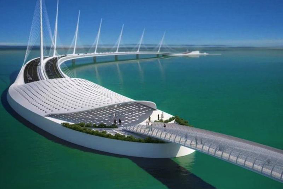 An artist’s impression of the upcoming ambitious Sharq Crossing Project.
